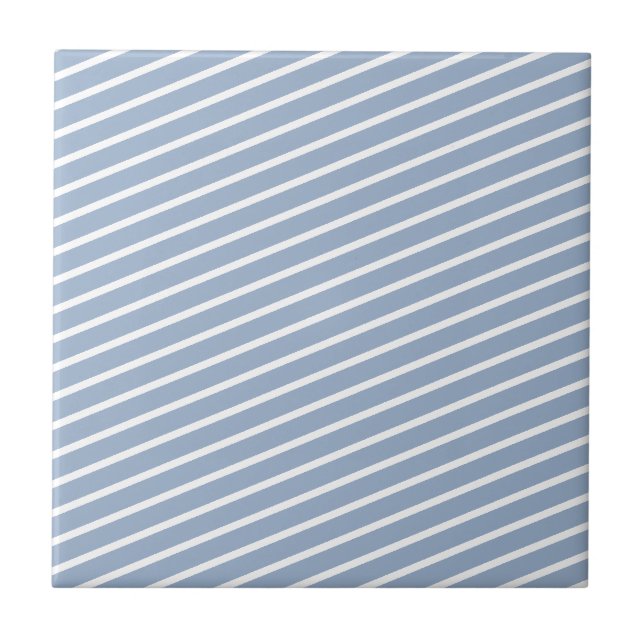 De Cerâmica Azulejo cerâmico - Stripe Azul (Frente)