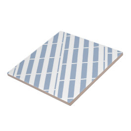 De Cerâmica Azulejo cerâmico Stripe Azul e Branco