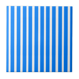 De Cerâmica Azulejo cerâmico - Stripe Azul e Branco