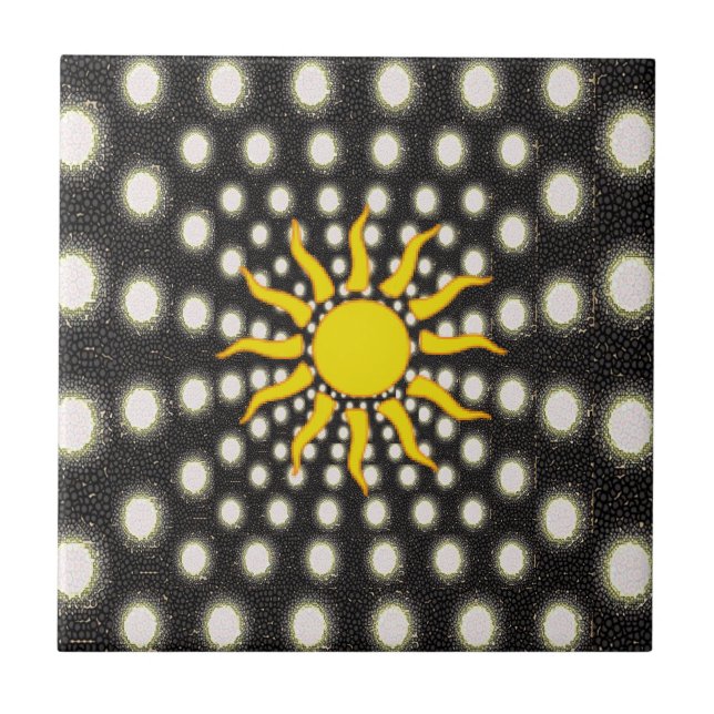 De Cerâmica Azulejo cerâmico Sun (Frente)
