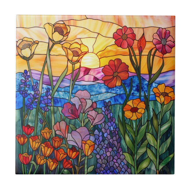 De Cerâmica Azulejo Cerâmico Sunrise (Frente)