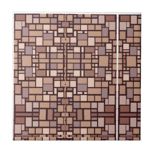 De Cerâmica Azulejo Cerâmico Tons Terrosos Marrons Abstrato