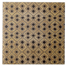 Azulejo Cerâmico Tribal Africano BaKuba