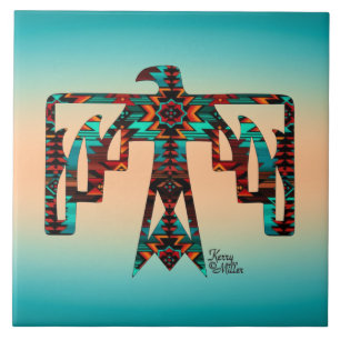 De Cerâmica Azulejo cerâmico Tribal Thunderbird