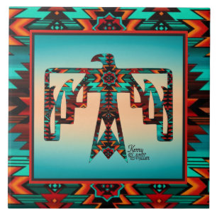 De Cerâmica Azulejo cerâmico Tribal Thunderbird