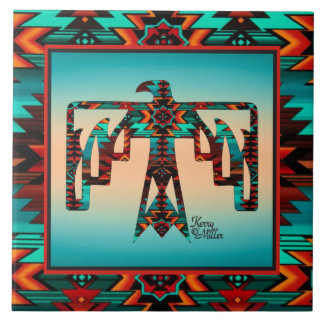 De Cerâmica Azulejo cerâmico Tribal Thunderbird