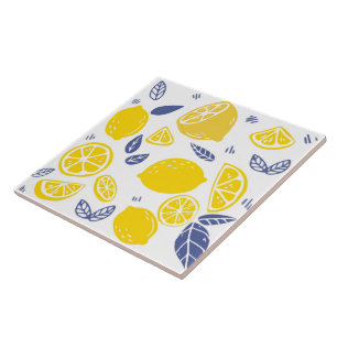 De Cerâmica Azulejo cerâmico/Trivet-Lemons Azulejo cerâmico