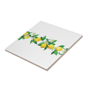 De Cerâmica Azulejo cerâmico/Trivet-Lemons Azulejo cerâmico
