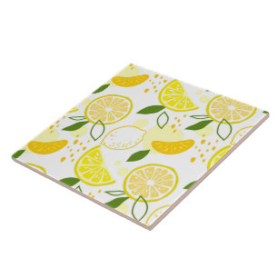De Cerâmica Azulejo cerâmico/Trivet-Lemons Azulejo cerâmico