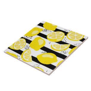 De Cerâmica Azulejo cerâmico/Trivet-Lemons Azulejo cerâmico