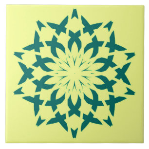 De Cerâmica Azulejo cerâmico, um limão elegante e design verde
