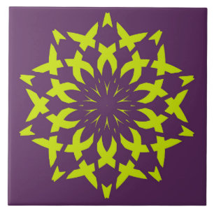 De Cerâmica Azulejo cerâmico, um marrom elegante e design verd