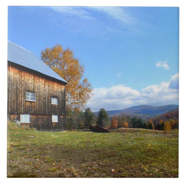 De Cerâmica Azulejo Cerâmico Vermont Barn (Frente)