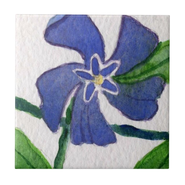 De Cerâmica azulejo cerâmico "Vinca Vine" (Frente)