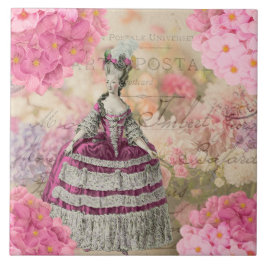De Cerâmica Azulejo Cerâmico Vintage Marie Antoinette