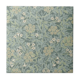 DE CERÂMICA  AZULEJO CERÂMICO ; WILLIAM MORRIS : JASMINE