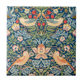DE CERÂMICA  AZULEJO CERÂMICO: WILLIAM MORRIS: STRAWBERRY THIEV