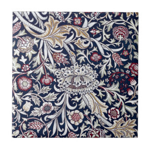 DE CERÂMICA  AZULEJO CERÂMICO : WILLIAM MORRIS : TENTATIVA