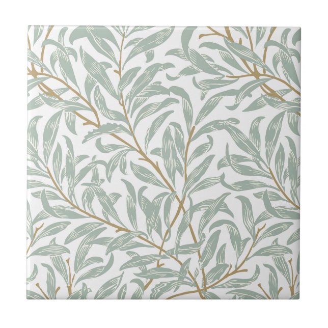 DE CERÂMICA  AZULEJO CERÂMICO : WILLIAM MORRIS : WILLOW (Frente)
