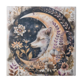De Cerâmica Azulejo Cerâmico Wolf Moon