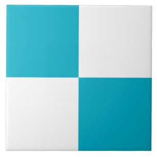 De Cerâmica Azulejo Cerâmico Xadrez Branco Turquesa Moderno