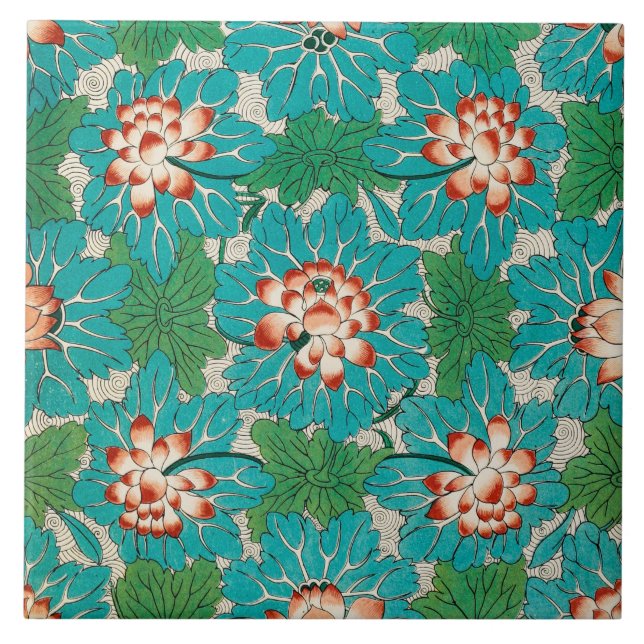 De Cerâmica Azulejo chinês do ornamento (Frente)