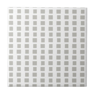 De Cerâmica Azulejo Cinza e Branco Listrado Quadrado