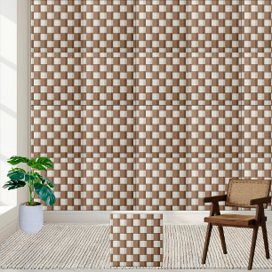 De Cerâmica Azulejo Clássico Geométrico e Branco Verificado