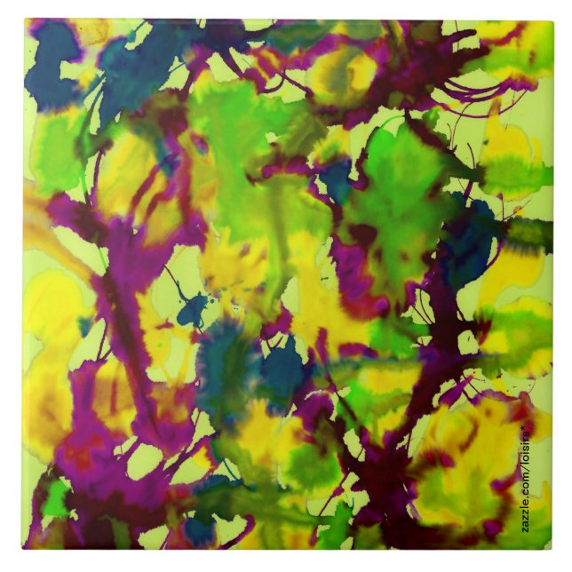 De Cerâmica Azulejo Colorido (Frente)