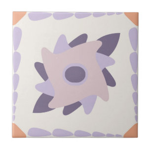 De Cerâmica Azulejo colorido Púrpura Pastel Decorativo