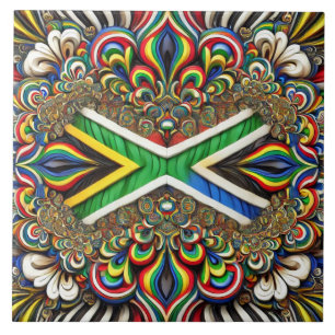 De Cerâmica Azulejo com a Design moderna das cores sul-african