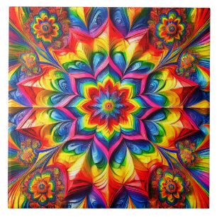 De Cerâmica Azulejo com as cores LGBTQ da Design moderna