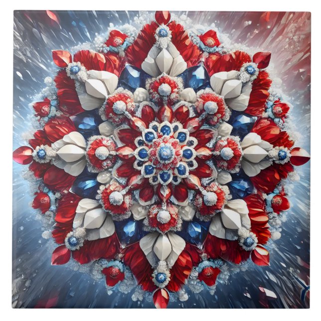 De Cerâmica Azulejo com as cores norueguesas da Design moderna (Frente)