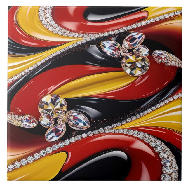 De Cerâmica Azulejo com Design moderna das Cores Belgas (Frente)