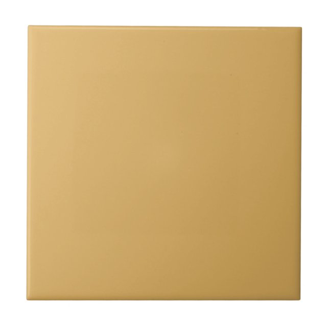 De Cerâmica Azulejo Cor Amarelo Ocre (Frente)