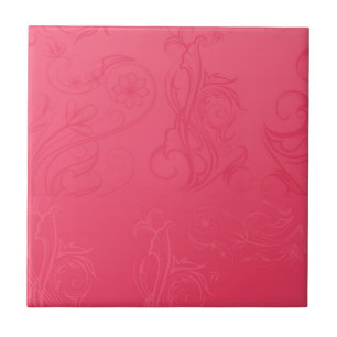 De Cerâmica Azulejo cor-de-rosa abstrato