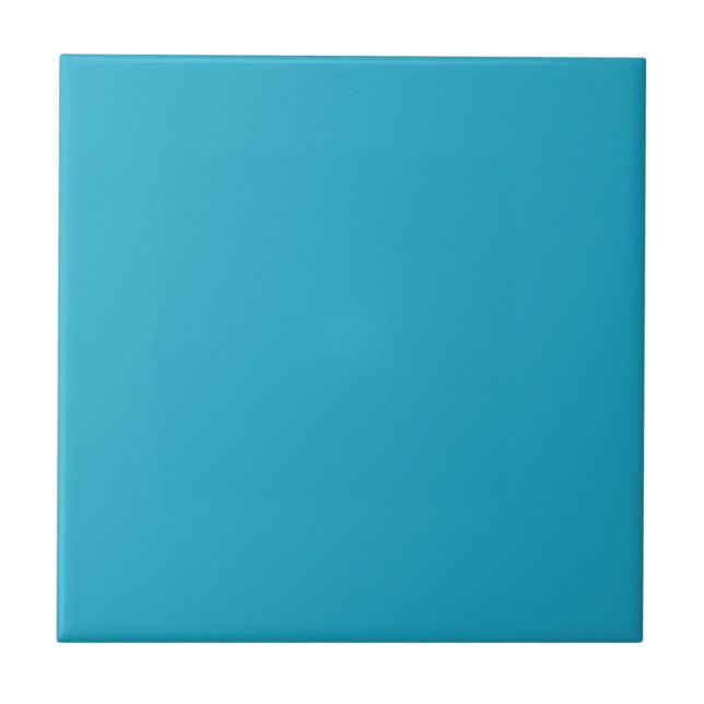 De Cerâmica Azulejo Cor Sólida Pacífico Azul (Frente)