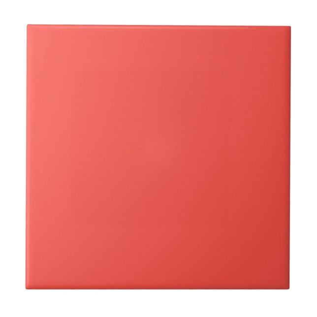 De Cerâmica Azulejo Cor Vermelha Simples Moderno (Frente)