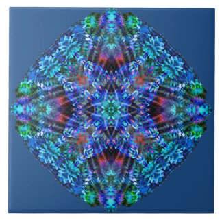 De Cerâmica Azulejo coral da mandala do vulcão