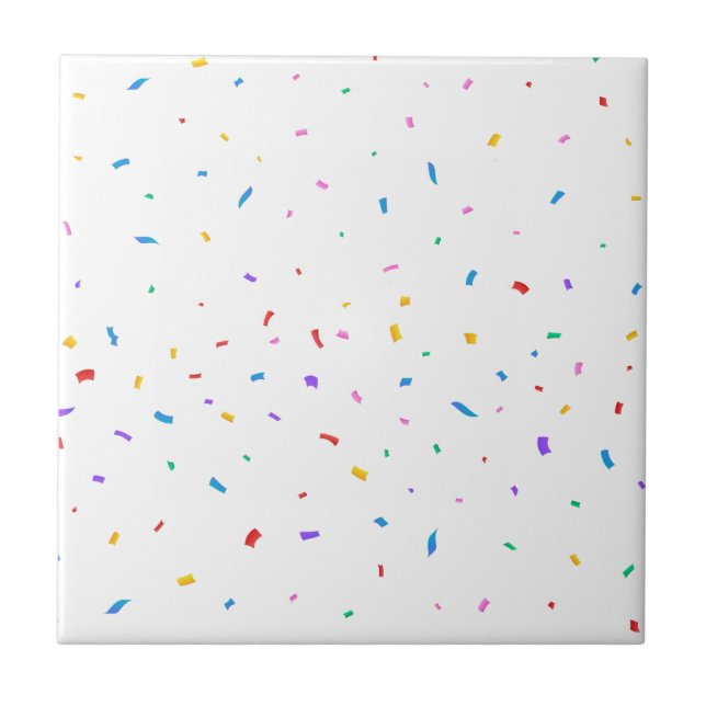 De Cerâmica Azulejo Cores Pastel Confetes (Frente)