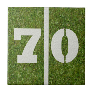 De Cerâmica azulejo customizável do futebol do aniversário do