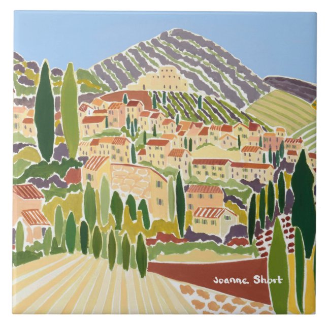 De Cerâmica Azulejo da arte: Joanne curta, Provence (Frente)