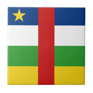 De Cerâmica Azulejo da Bandeira da Centrafrique