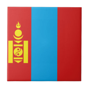 De Cerâmica Azulejo da Bandeira da Mongólia