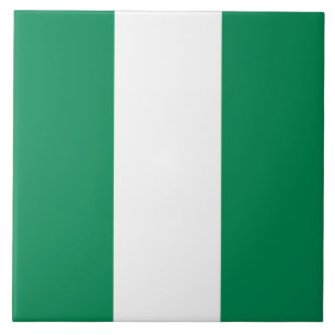 De Cerâmica Azulejo da bandeira da Nigéria