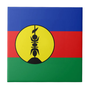 De Cerâmica Azulejo da Bandeira da Nova Caledônia