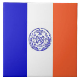 De Cerâmica Azulejo da bandeira da Nova Iorque