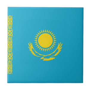 De Cerâmica Azulejo da Bandeira do Cazaquistão