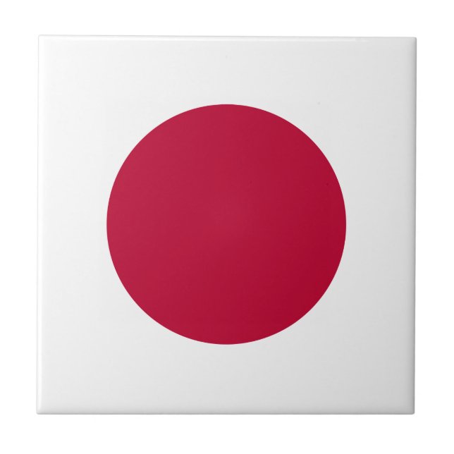 De Cerâmica Azulejo da Bandeira do Japão (Frente)