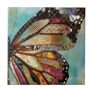 De Cerâmica Azulejo da borboleta dos céus azuis
